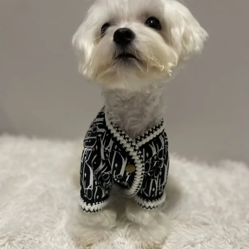 Luxury Puppy Sweater Cute Clothes Cat Dog Autumn