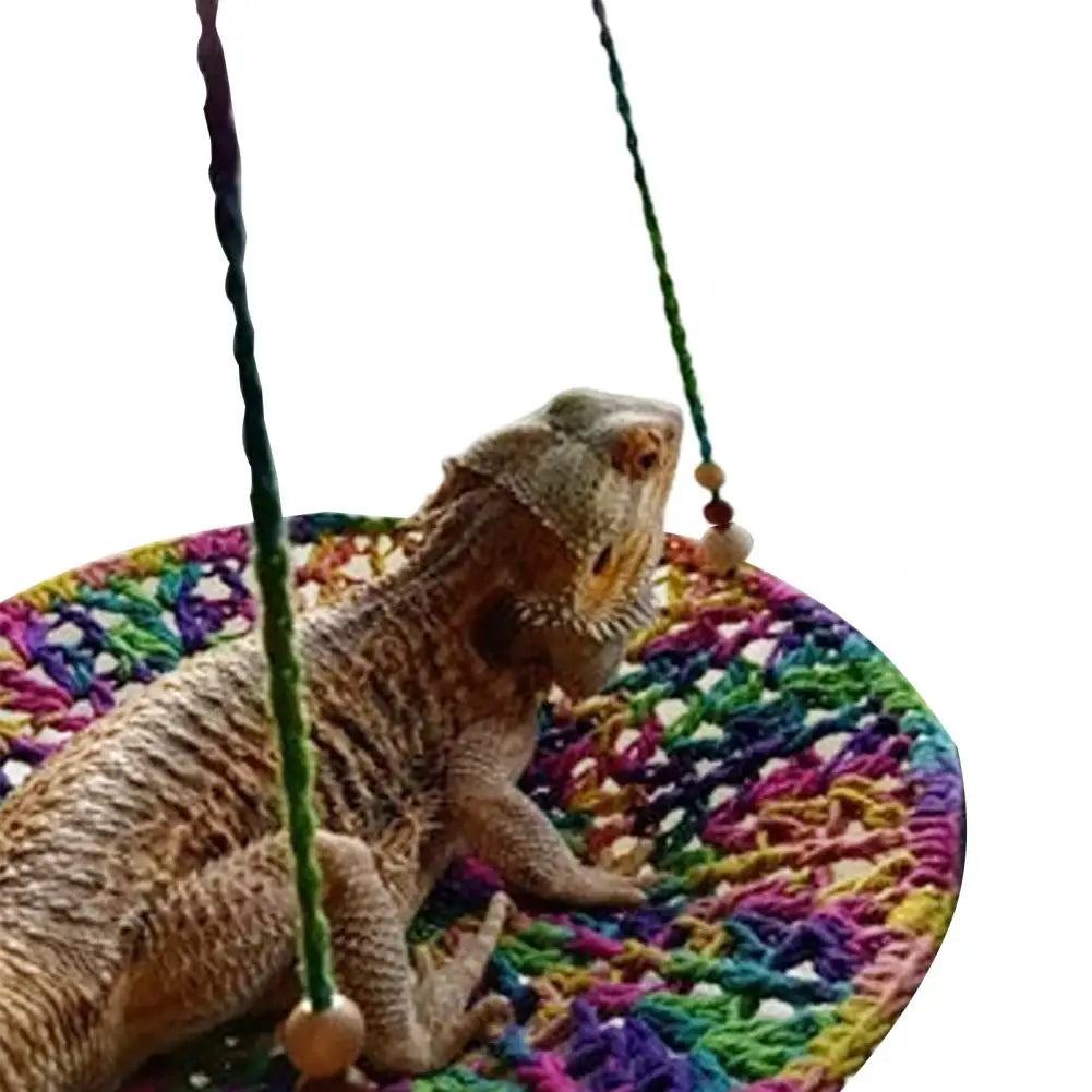 Reptile Hammock Hand Woven Strong Load-bearing Gecko Lizard