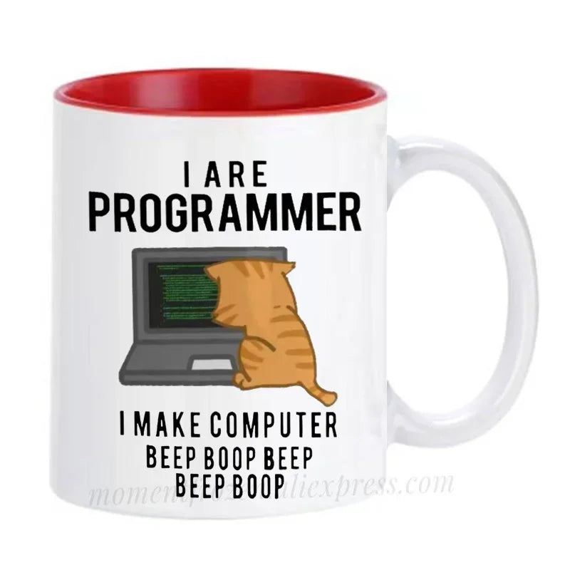 Engineer Mugs Computer Programmer Cups Programming Debugging Teaware