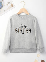 Blue Sweatshirt Kids Comfy Four SeaosnsHot Sell Print