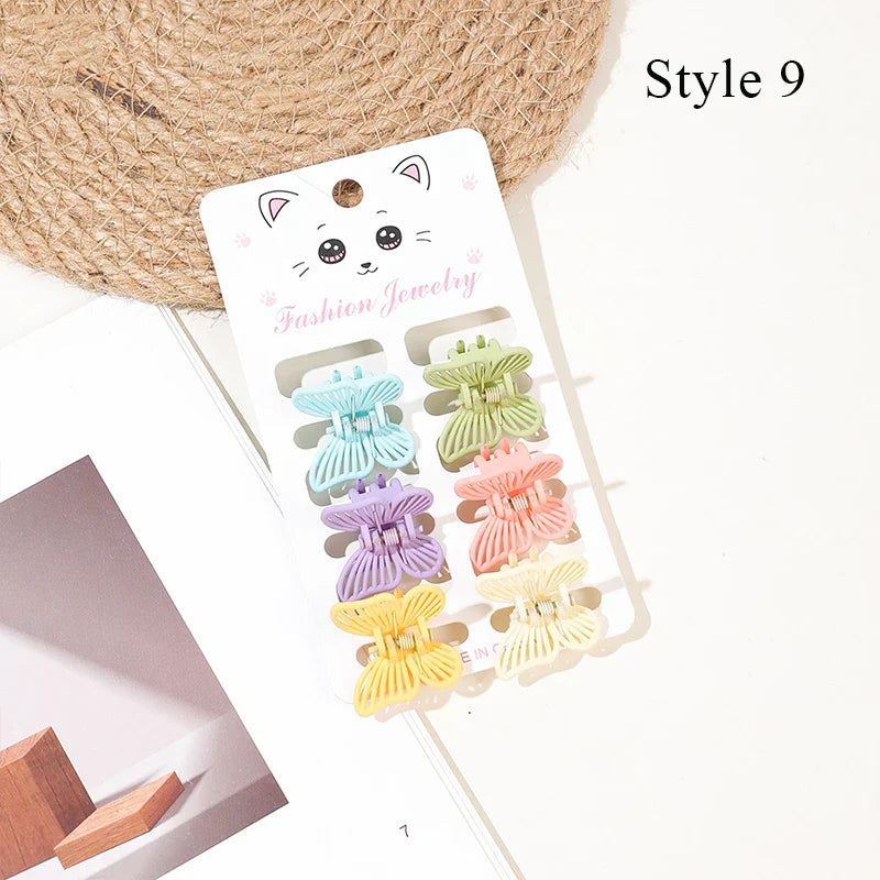 Hair Accessories For Women 6Pcs/Set Mini Crab Hair