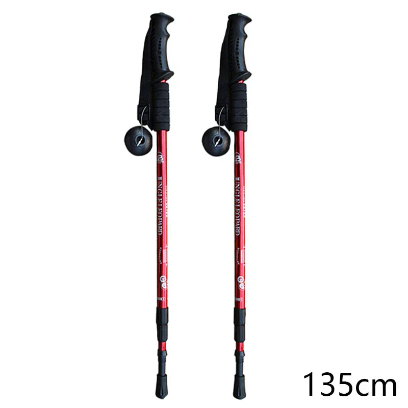 Trekking Poles Nordic Walking Sticks Telescopic Hiking Climbing