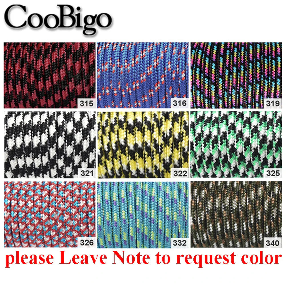 3mm Paracord 350 Parachute Cord Outdoor Hiking Camping