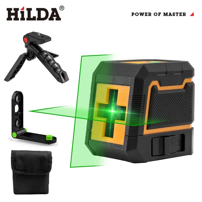 HILDA 2 Lines Laser Level Self-Leveling Horizontal And