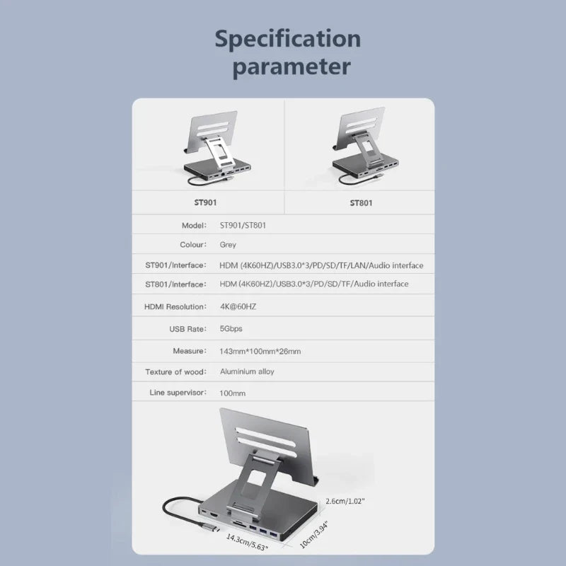Usb Type C Docking Station 9 In 1