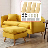 4pcs Cone Angled Furniture Legs Durable For Cabinet