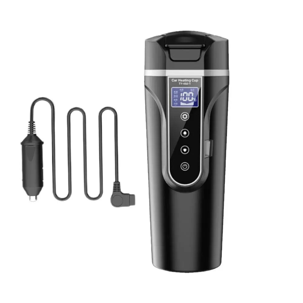 12V24V Digital Car Heating Cup With Temperature Control