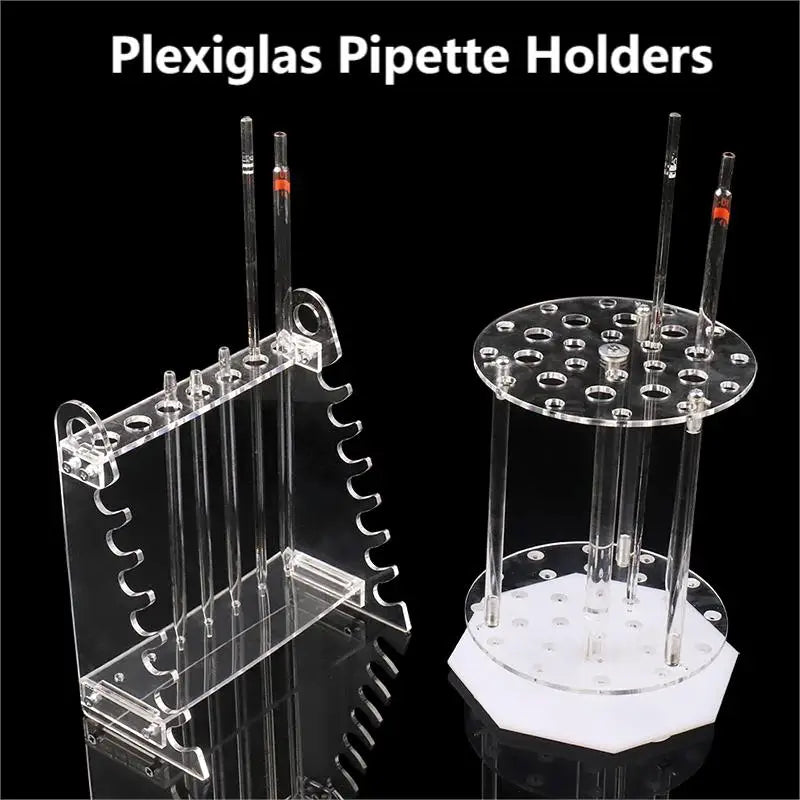 14 Holes 28 Holes Plexiglas Rack Pipette Rotatable