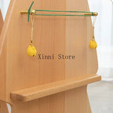 Children Small Bookcase Wood Shelf Toy Storage Corner