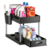 2 Tier Under Sink Organizer For Bathroom Kitchen