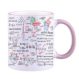Math Teacher Mugs School Students Cups Mathematics Parabolic