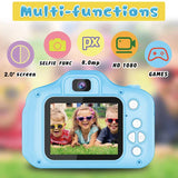 Kids digital camera cartoon multi-functions silicon case Micro
