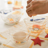 Glass Measuring Cup Kitchen Mixing Bowl with Spout