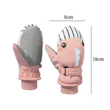Kids Ski Gloves Cartoon Children Winter Outdoor Sport