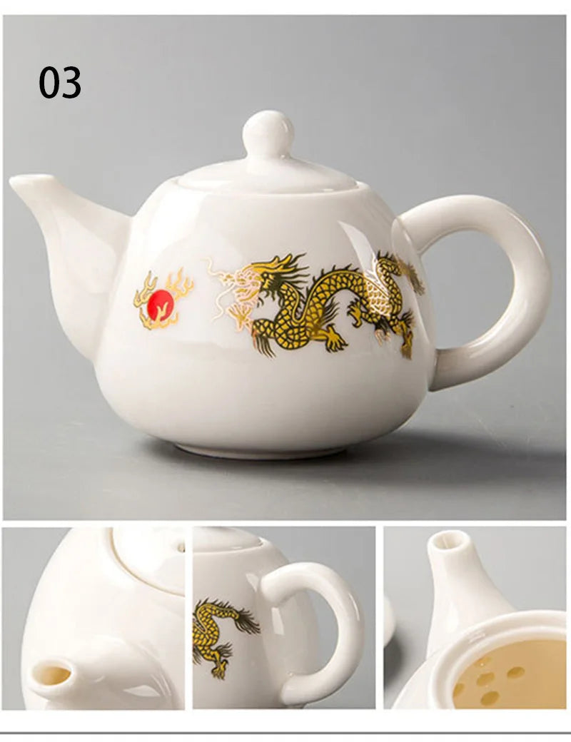 Chinese Kung Fu Tea Pot Dehua Kettle Clay