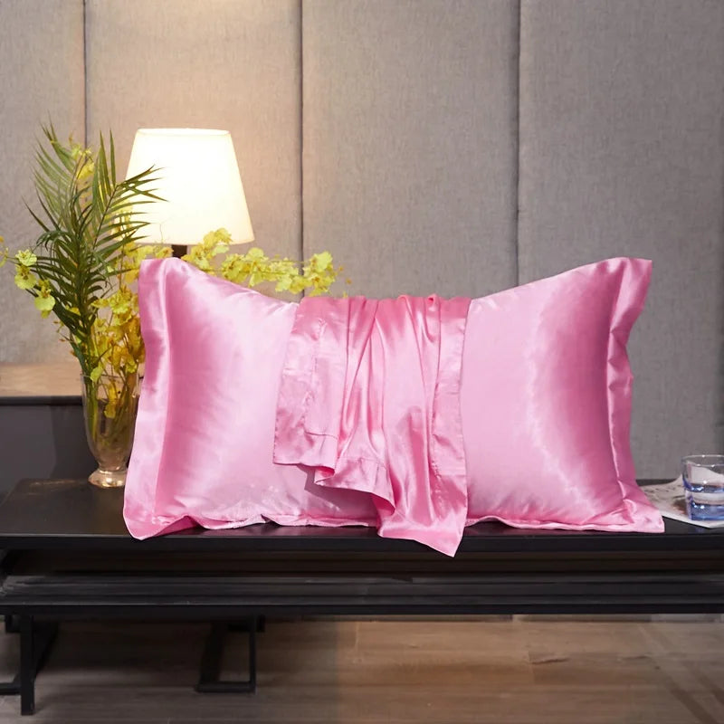 100% Pure Silk Pillowcase PCS Queen King Size