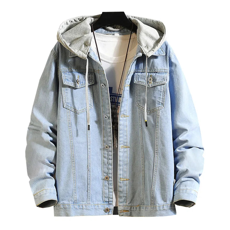 Fashion Mens Denim Jackets Slim Fit Higher Quality