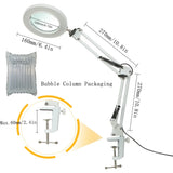 72LED 10X NEW Illuminated Magnifier USB 3 Colors