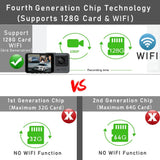 Wifi 3Channel Car Dvr 3 Camera Dash Cam