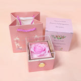 New Rotation Rose Jewelry Gift Box Valentine's Day