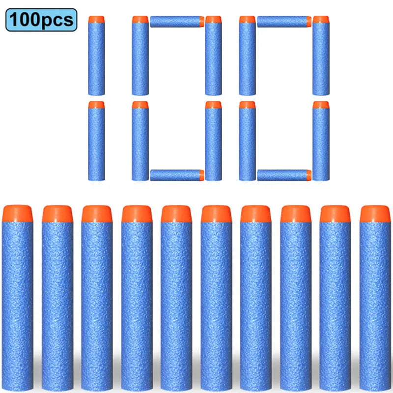 7.2cm 50/100pcs For Nerf Soft Bullets Darts Round