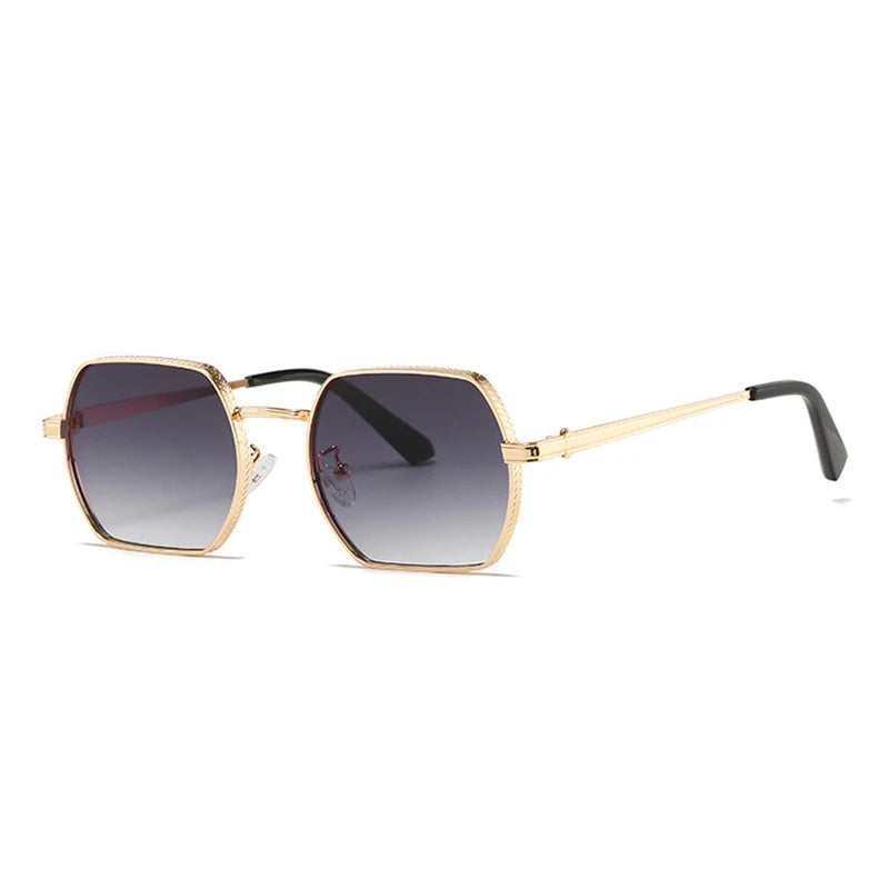 CATERSIDE Punk Polygon Classic Sunglasses Men Women Retro