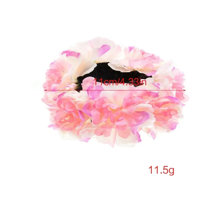 Flower Hair Tie Flower Hair Scrunchies For Women