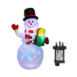 2.4M Christmas Inflatable Outdoor Doki Toy LED Light