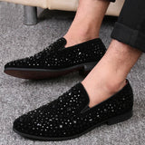 Black Spikes 2022 New Brand Mens Loafers Luxury