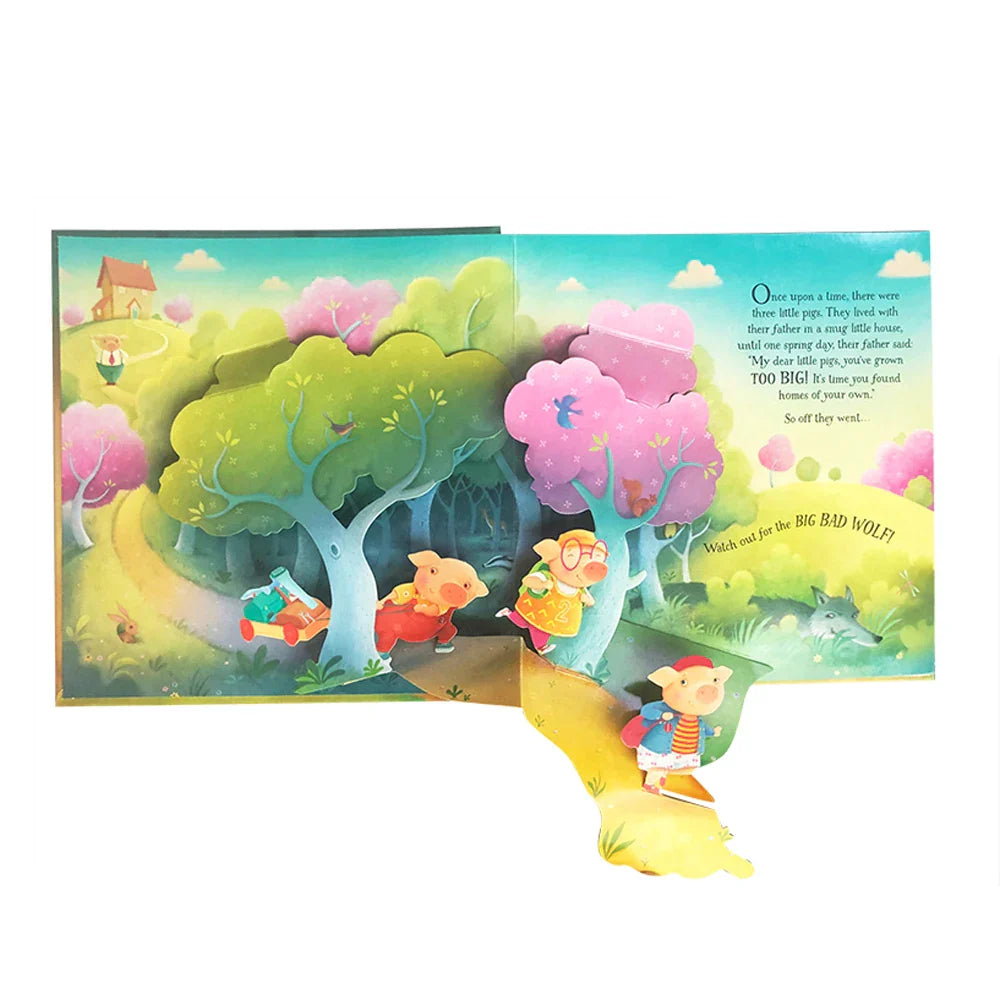 Usborne Pop-Up Three Little Pigs English 3D Flap