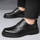 Men Shoes Brands 2023 Spring Oxford Business Leather Soft Casual Breathable Men's Loafers Flats Slip-on Driving Shoe Sport Male