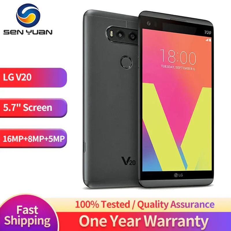 Original LG V20 Cell Phone 4GB RAM 64GB