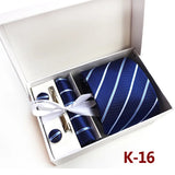 6piece Set Classic Printed DotsTies for Men Kerchief