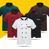 Professional Short Sleeve Chef Jacket for Food Service