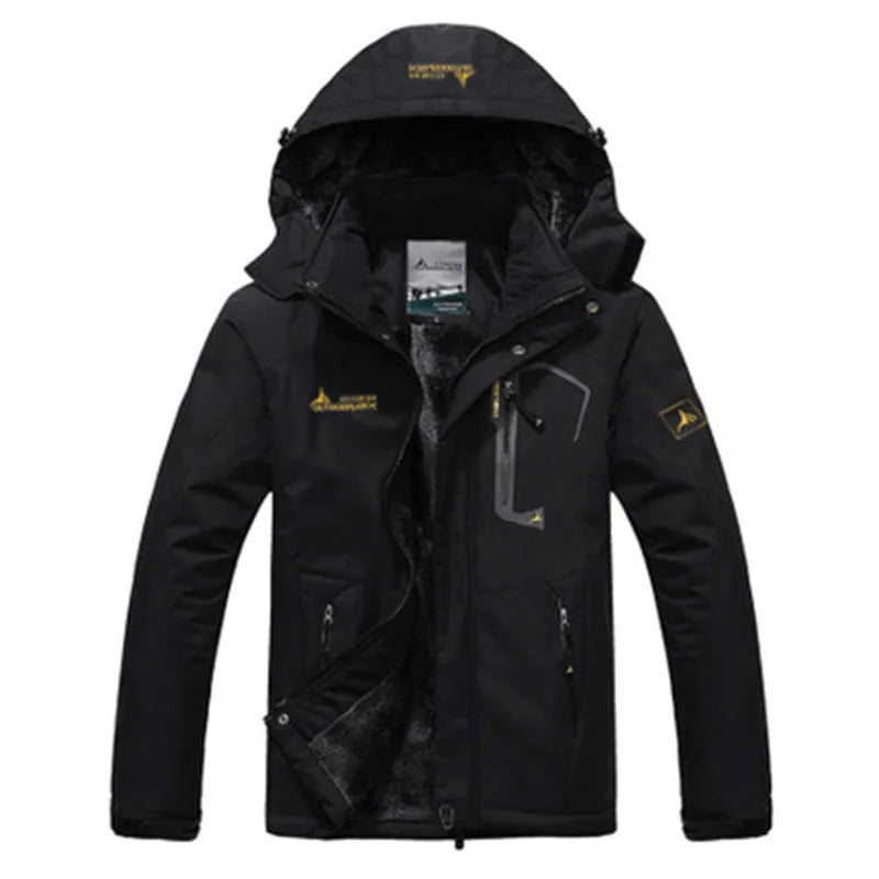 Winter Parka Men Windbreak Plus Thick Warm Windproof