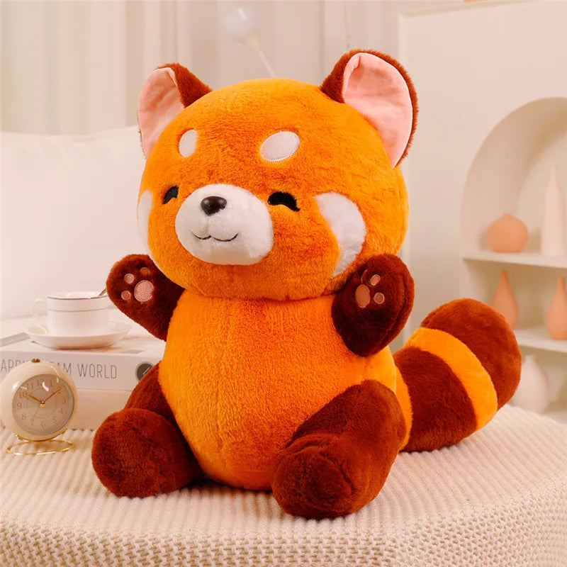 New Stuffed Anime Figure Doll Turned Red Panda