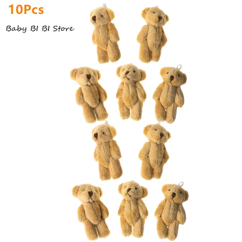 15Pcs/10/5Pcs Kawaii Small Bears Plush Soft Toys Pearl