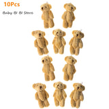15Pcs/10/5Pcs Kawaii Small Bears Plush Soft Toys Pearl