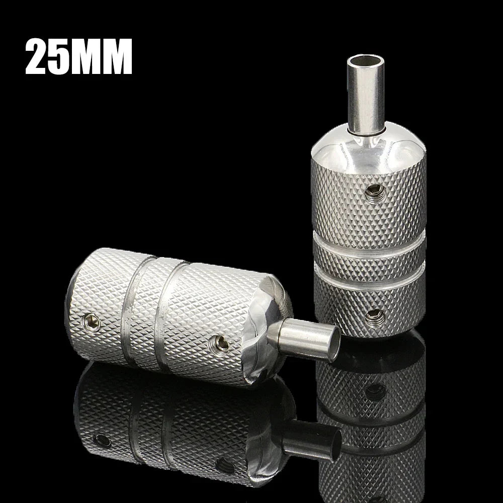 25mm Stainless Steel Tattoo Grip with Back Stem