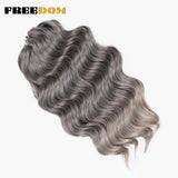 FREEDOM Synthetic Deep Curly Twist Crochet Hair 16