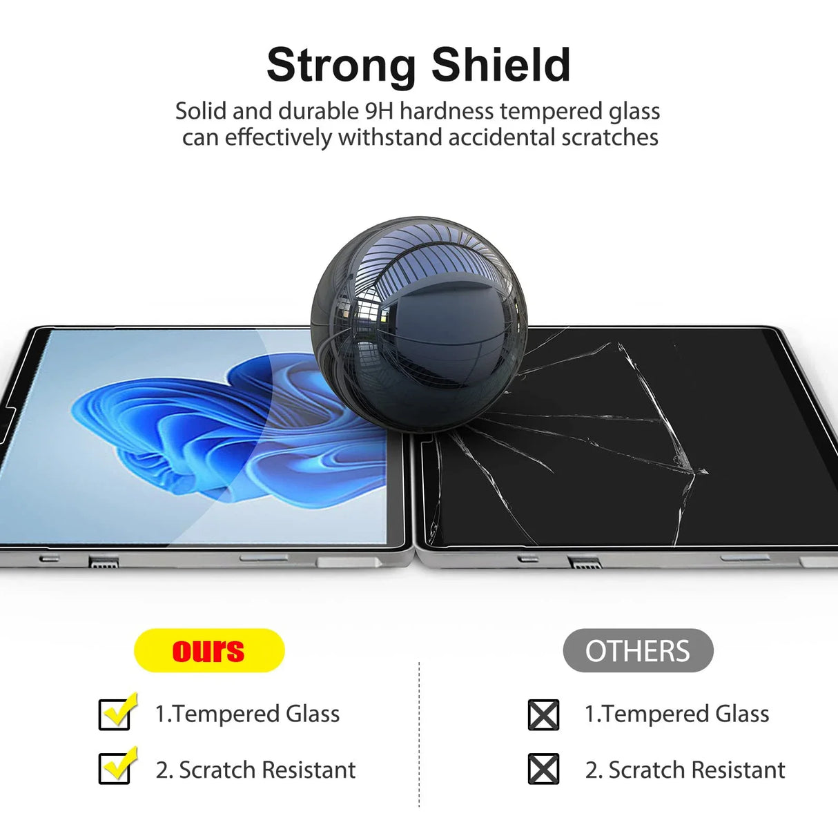 Tempered Glass for Microsoft Surface Go Pro 1