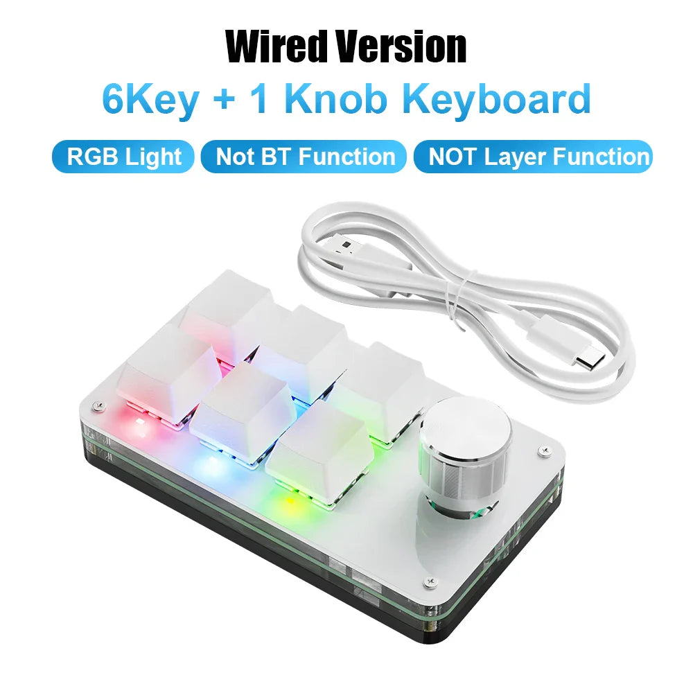 Programming Macro Custom Knob Keyboard RGB 3 Key
