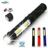 6000Lumens COB LED Work Flashlight Magnetic Base and