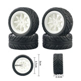 4Pcs Rubber Tire Wheel Tyre For SG1603 SG1604
