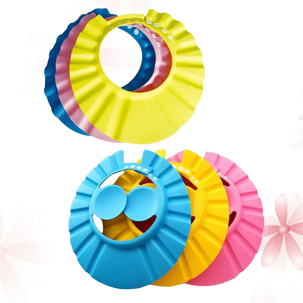 6 PCS Baby Shampoo Shield Infant Shower Cap