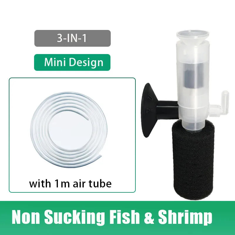 Mini Aquarium Filter Fish Tank Biochemical Sponge Filter