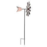 Metal Pinwheels Large Outdoor Ornaments Garden Stake Windmill