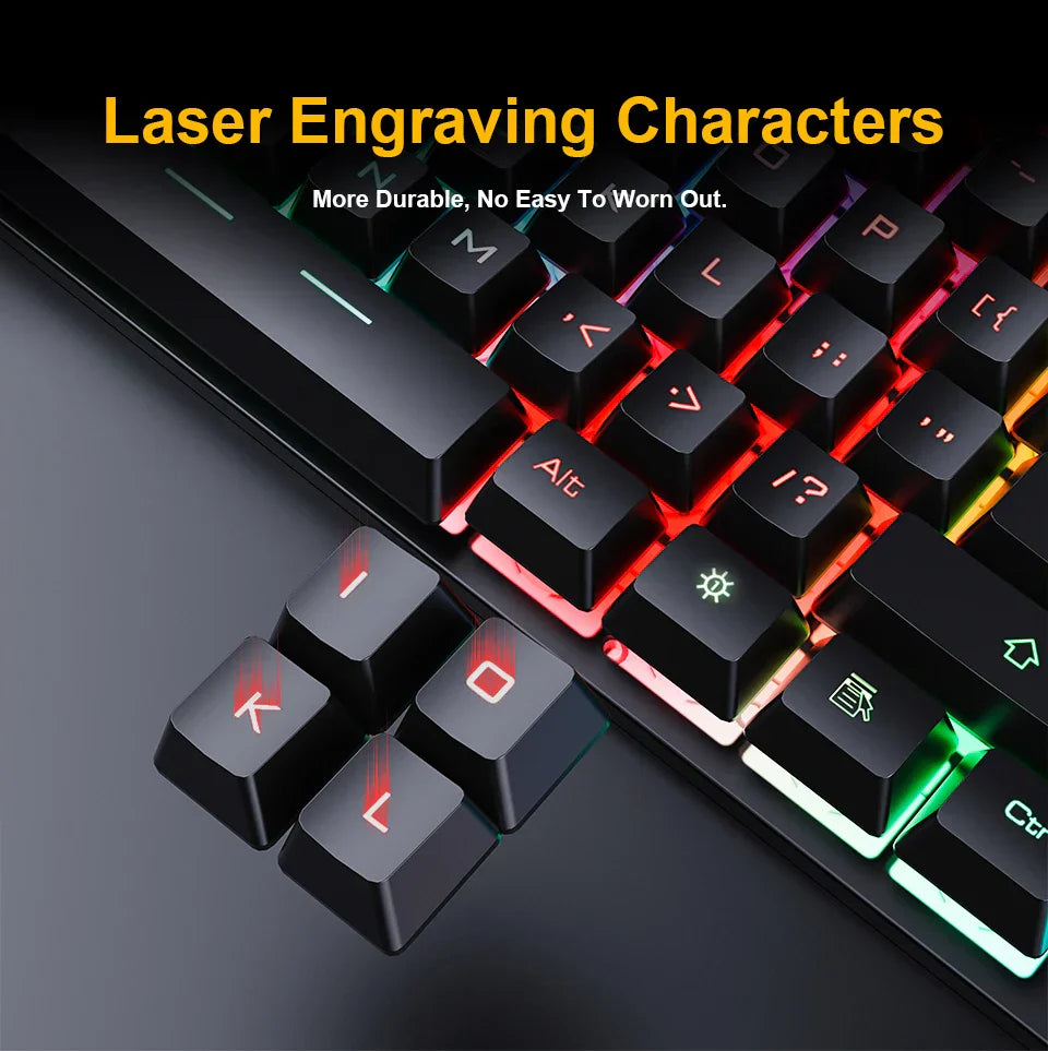 Gaming keyboard Gamer keyboard with backlight USB 104