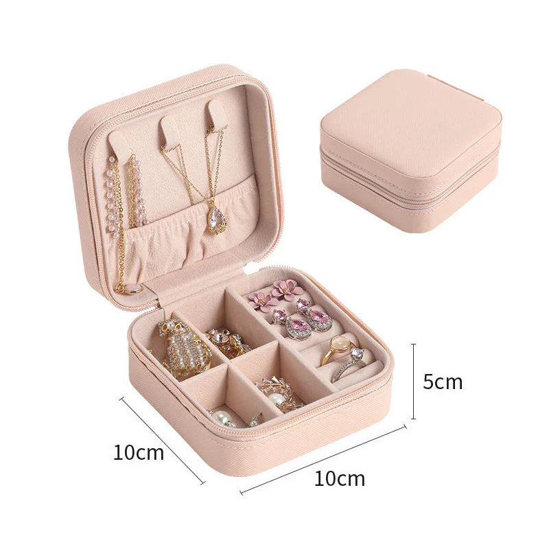 Portable Jewelry Box Jewelry Organizer Display Travel Jewelry