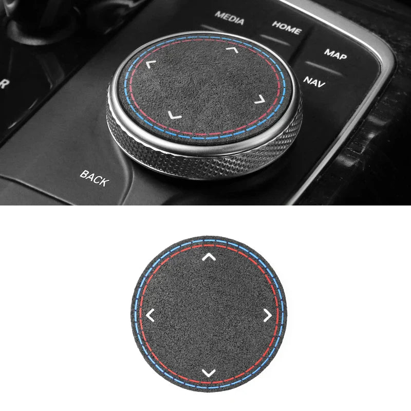 Car Multimedia Knob Trim Sticker For BMW F30